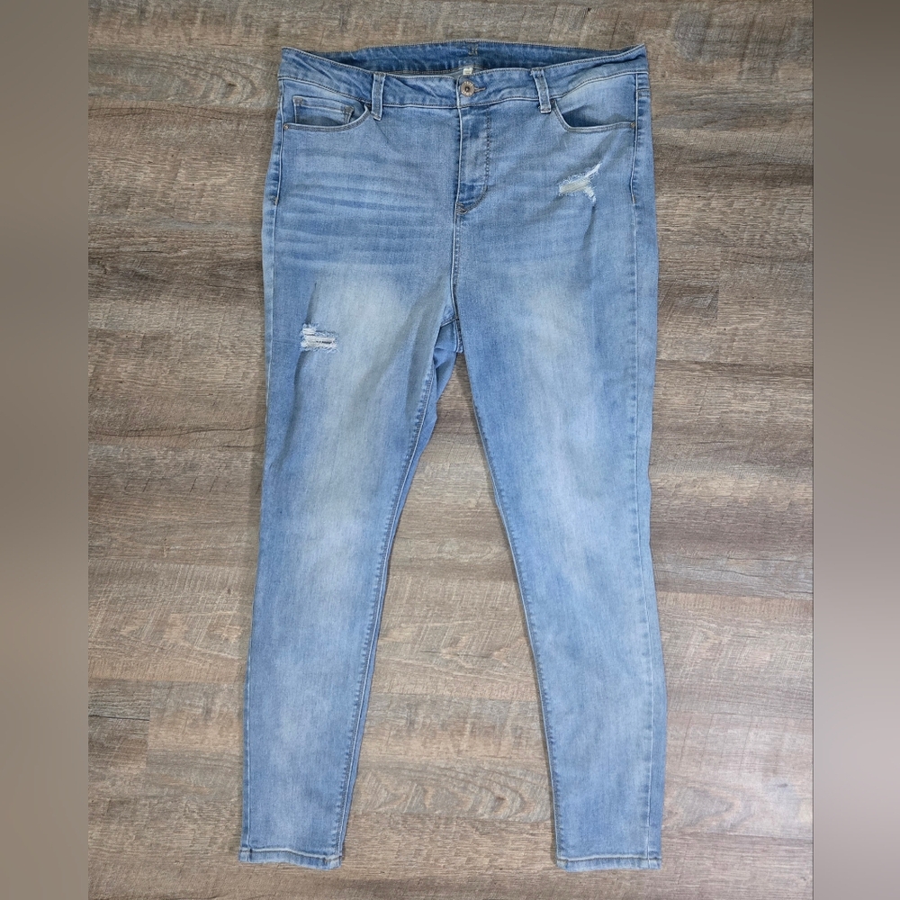True Craft Light Blue Skinny Jeans